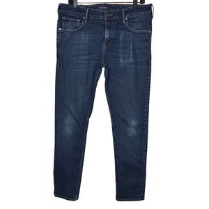 SCOTCH & SODA Men's ESSENTIALS RALSTON Slim Jeans Dark Wash Blue, Size 34x34